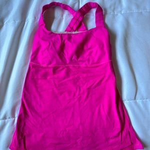 Lululemon tank top hot pink